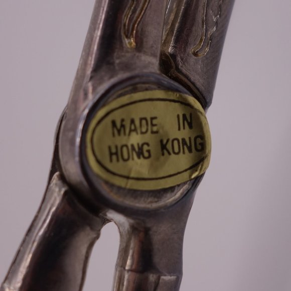 Vintage Zinc Alloy Made in Hong Kong Sandwich Tongs - Picture 3 of 16